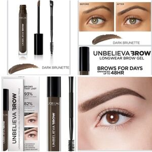 L'Oréal Paris Unbelieva-Brow Longwear Waterproof Tinted Brow Gel Dark Brunette